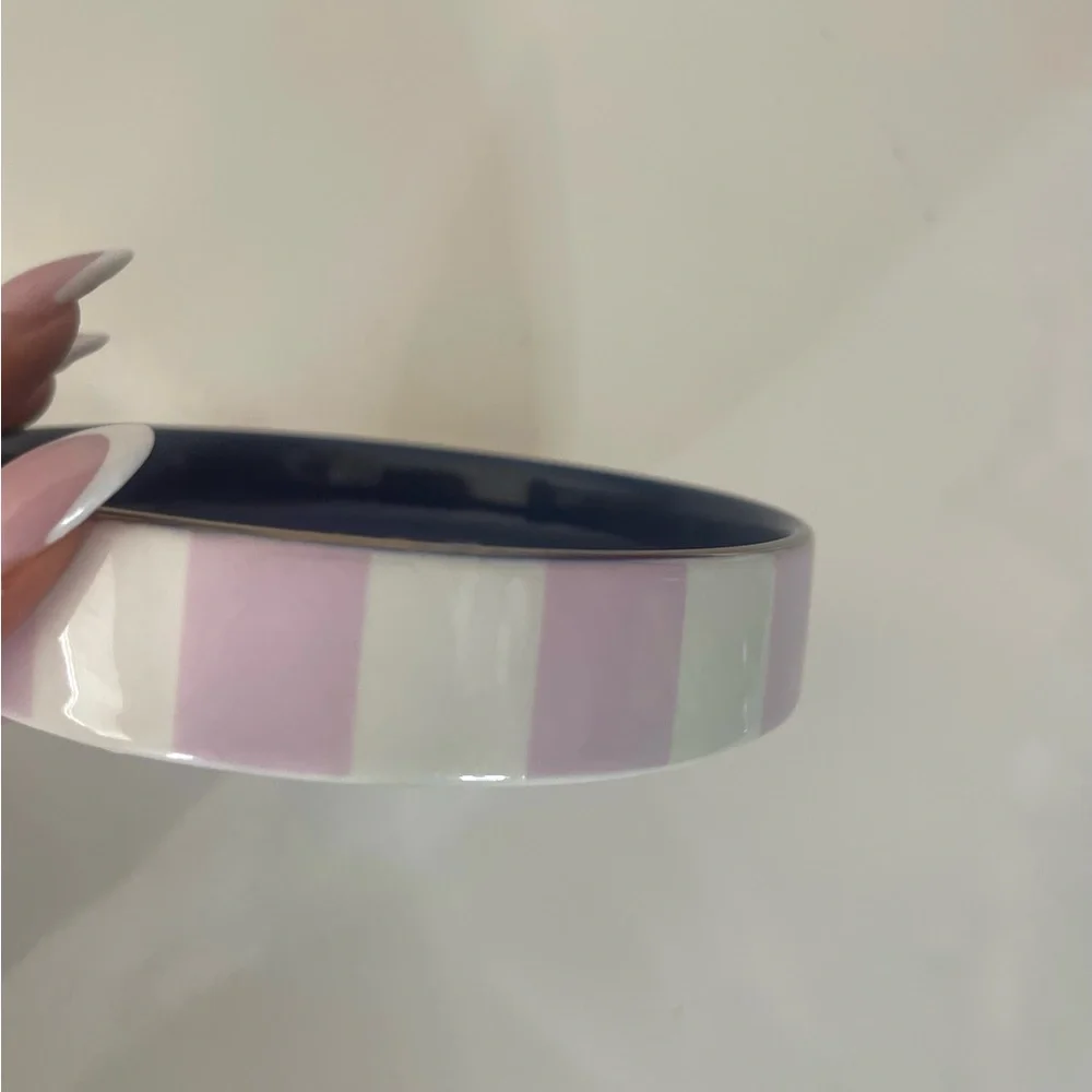Juicy Couture Navy & Pink Laurel Trinket Dish